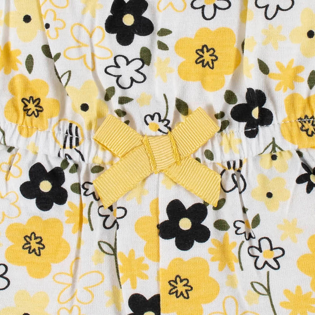 2-Pack Baby & Toddler Girls Bee Garden Tank Rompers-Gerber Childrenswear