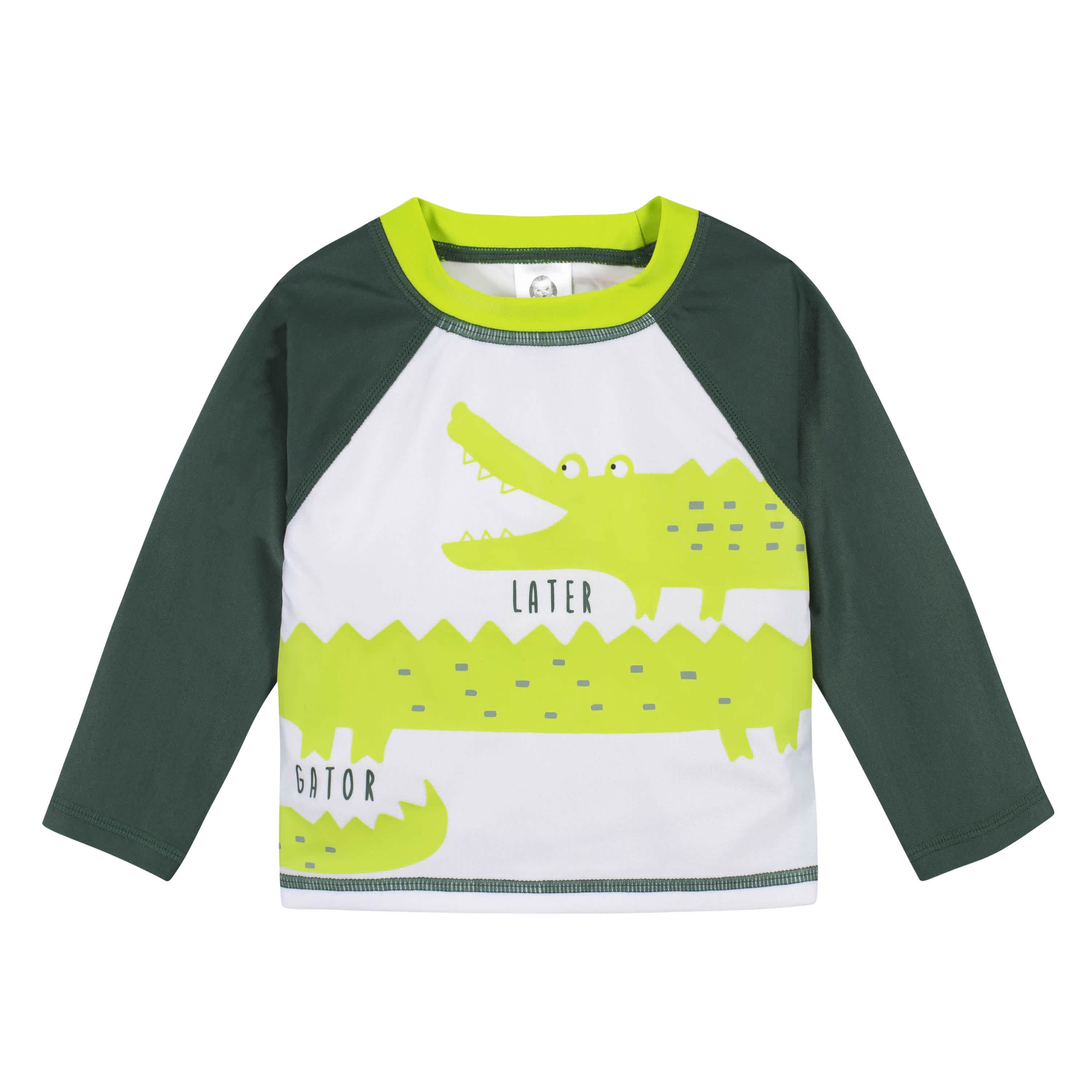 2-Piece Baby & Toddler Boys Later Gator Rash Guard & Swim Trunks Set-Gerber Childrenswear