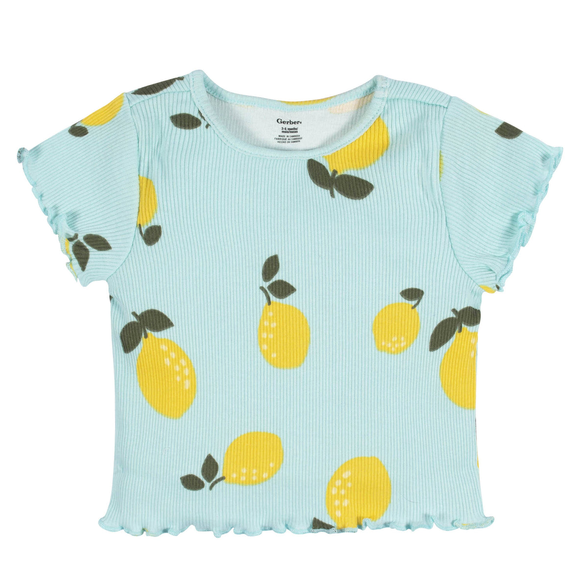 3-Pack Baby & Toddler Girls Picnic Day Dreams Short Sleeve Tees-Gerber Childrenswear