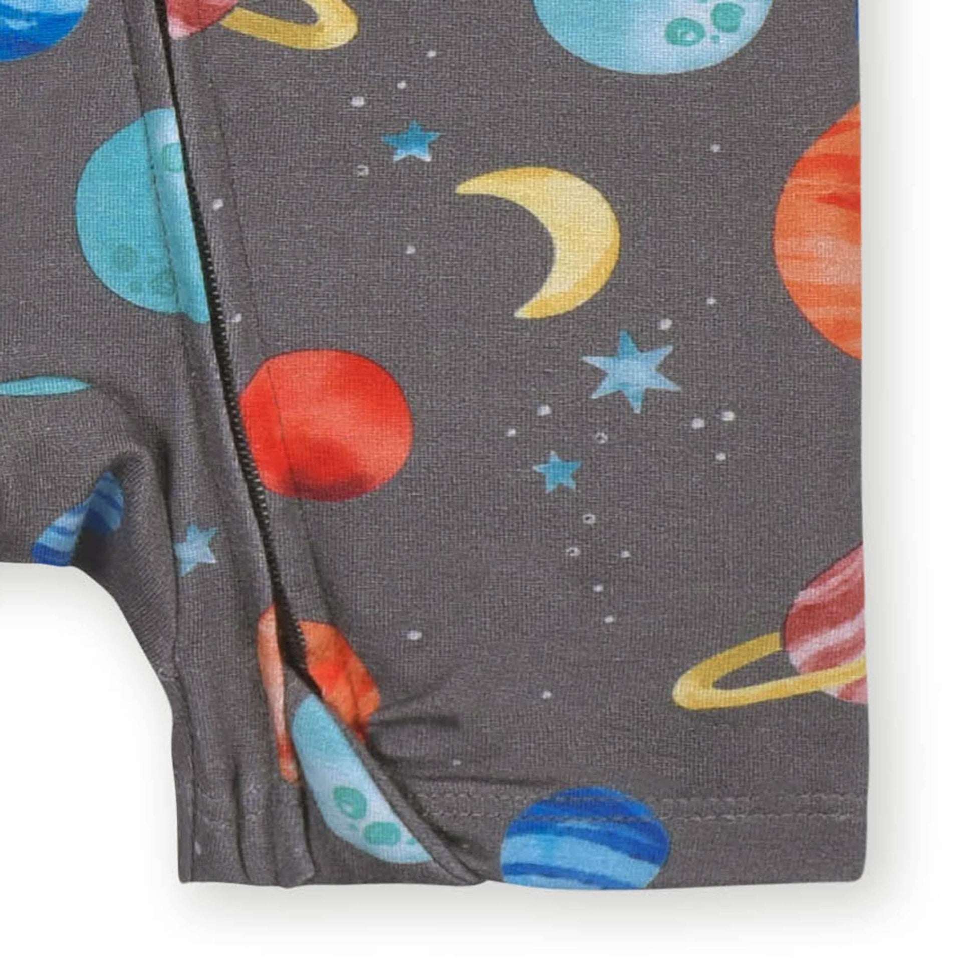 Baby Outer Space Buttery-Soft Viscose Made from Eucalyptus Snug Fit Romper