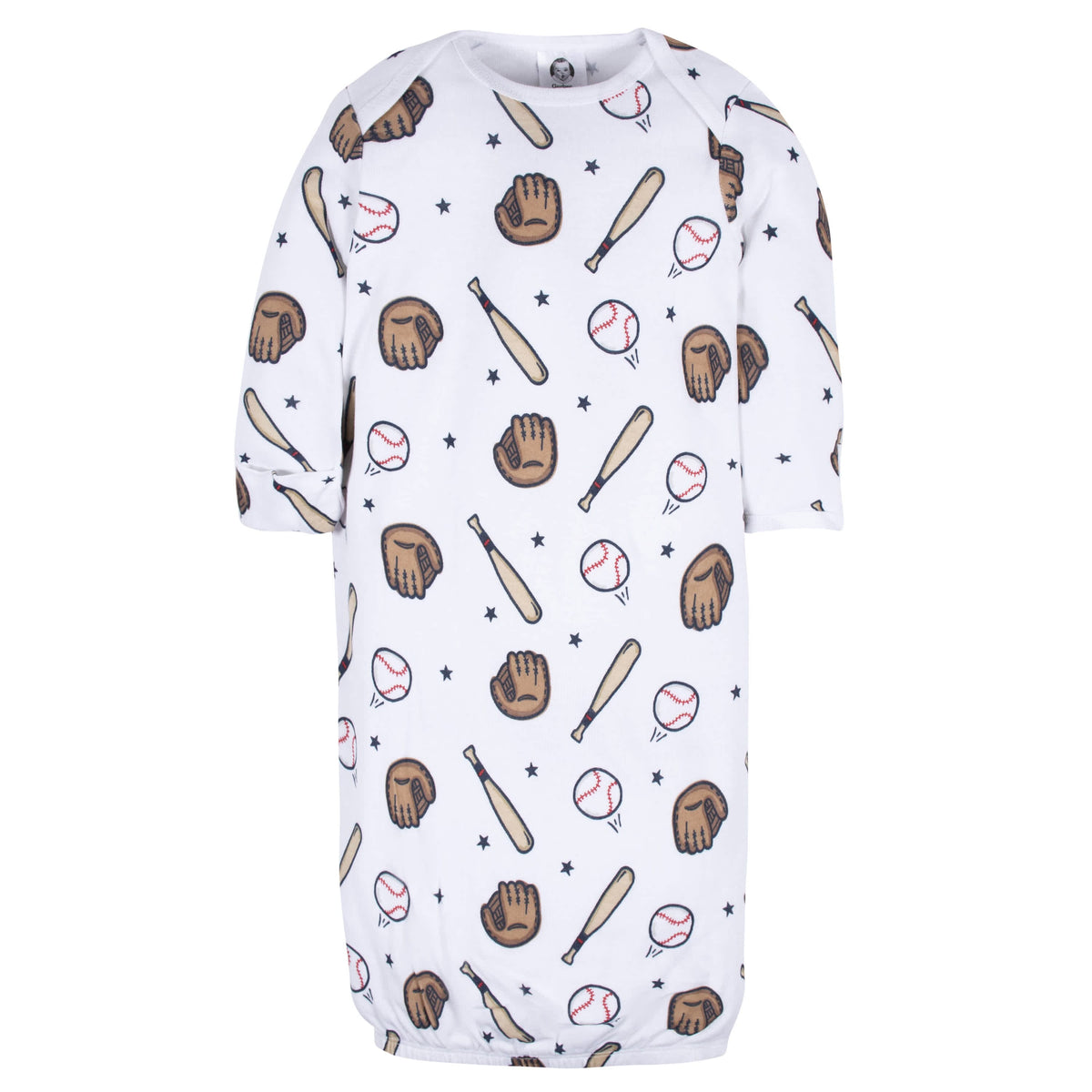 4-Pack Baby Boys Sports Gowns