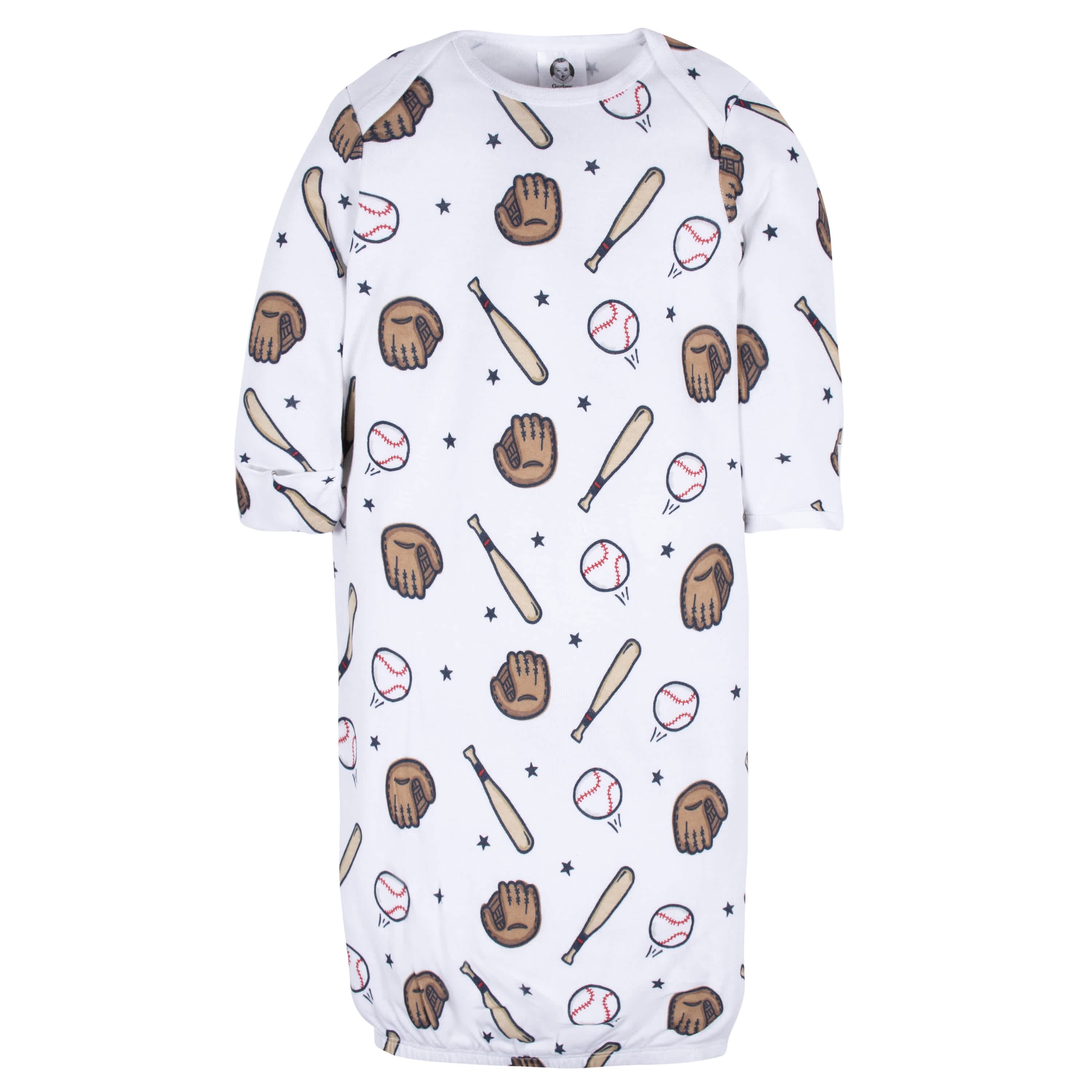4-Pack Baby Boys Sports Gowns