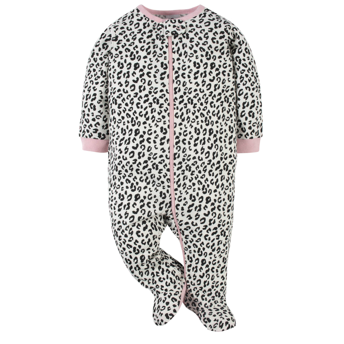 2-Pack Baby Girls Leopard Sleep 'n Plays-Gerber Childrenswear