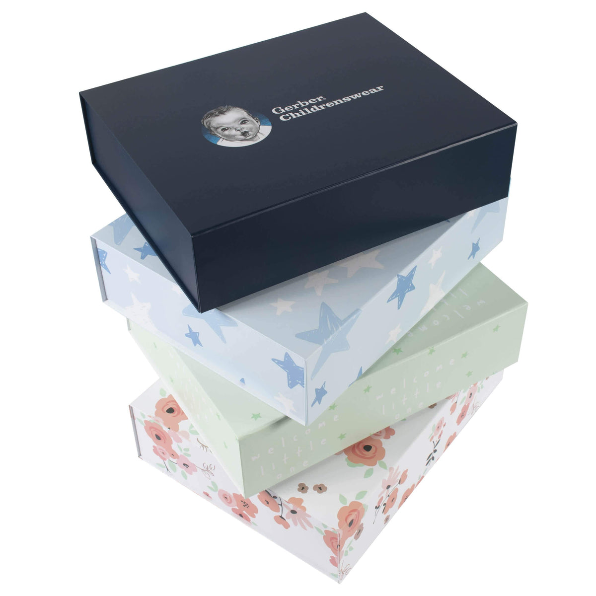 White Floral Deluxe Gift Box-Gerber Childrenswear