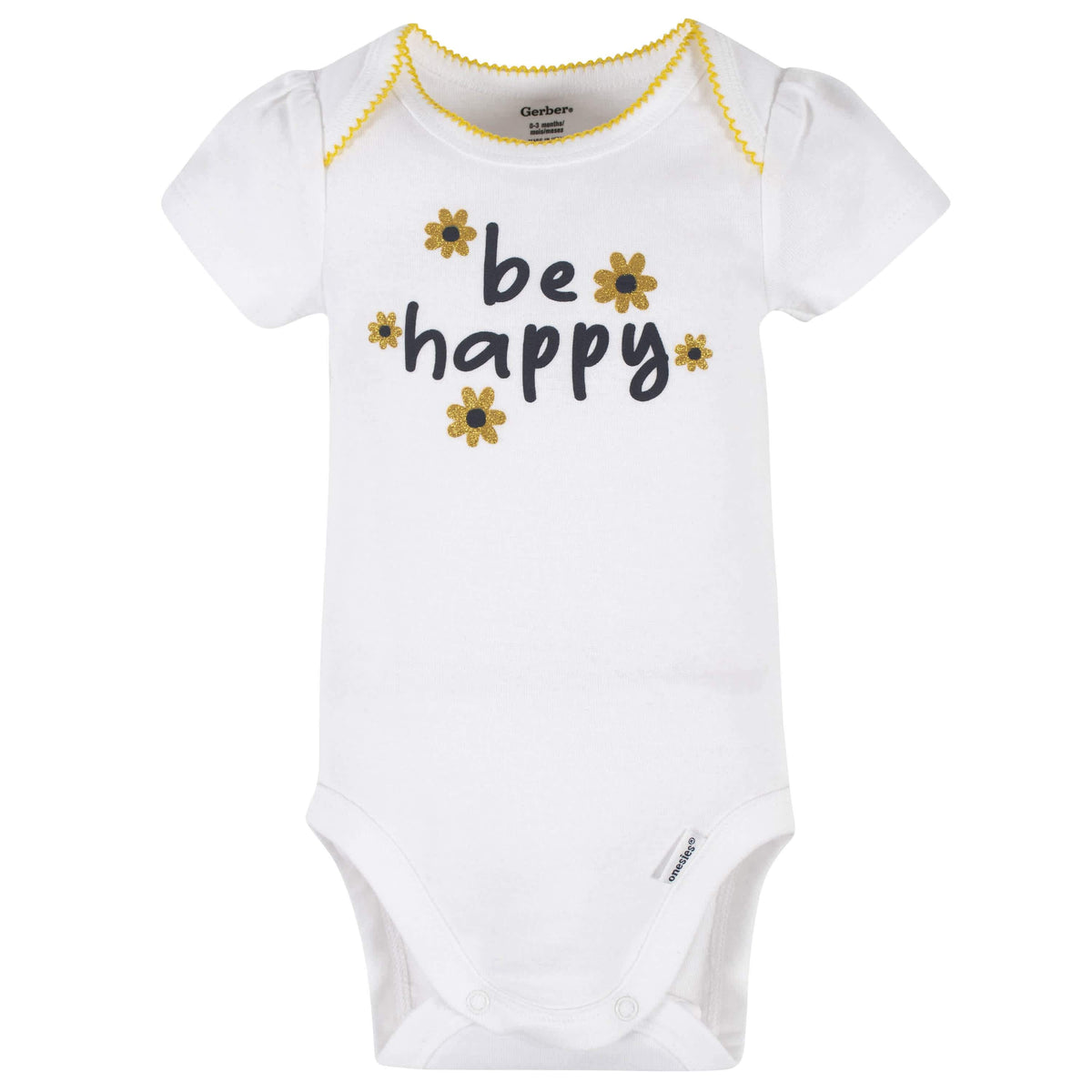 4-Piece Baby Girls Bee Garden Onesies® Bodysuit, Tee, Skort & Pant Set-Gerber Childrenswear