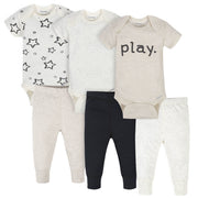 6-Piece Baby Neutral Play Onesies® Brand Bodysuits & Pants Set-Gerber Childrenswear