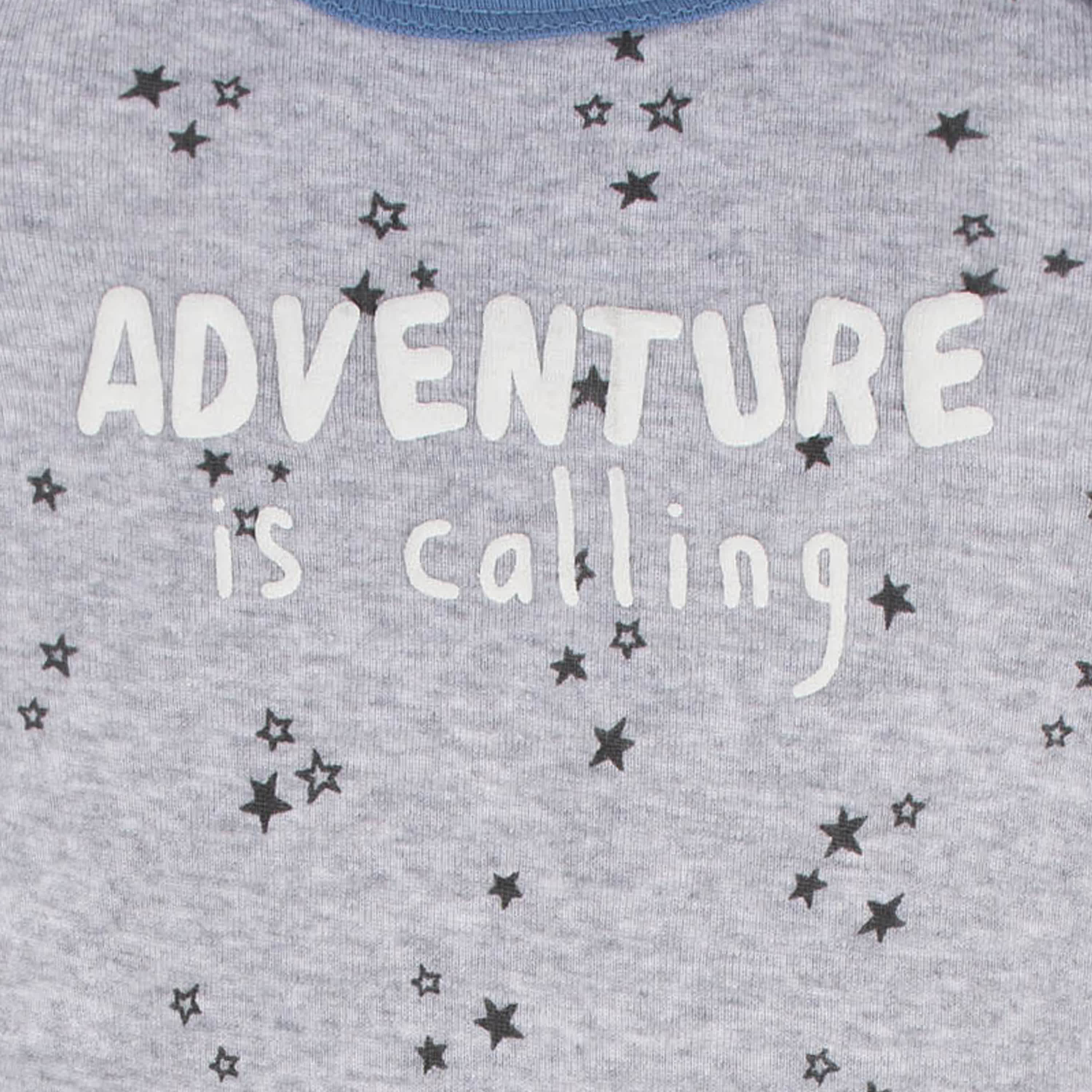 4-Pack Baby Boys Space Gowns