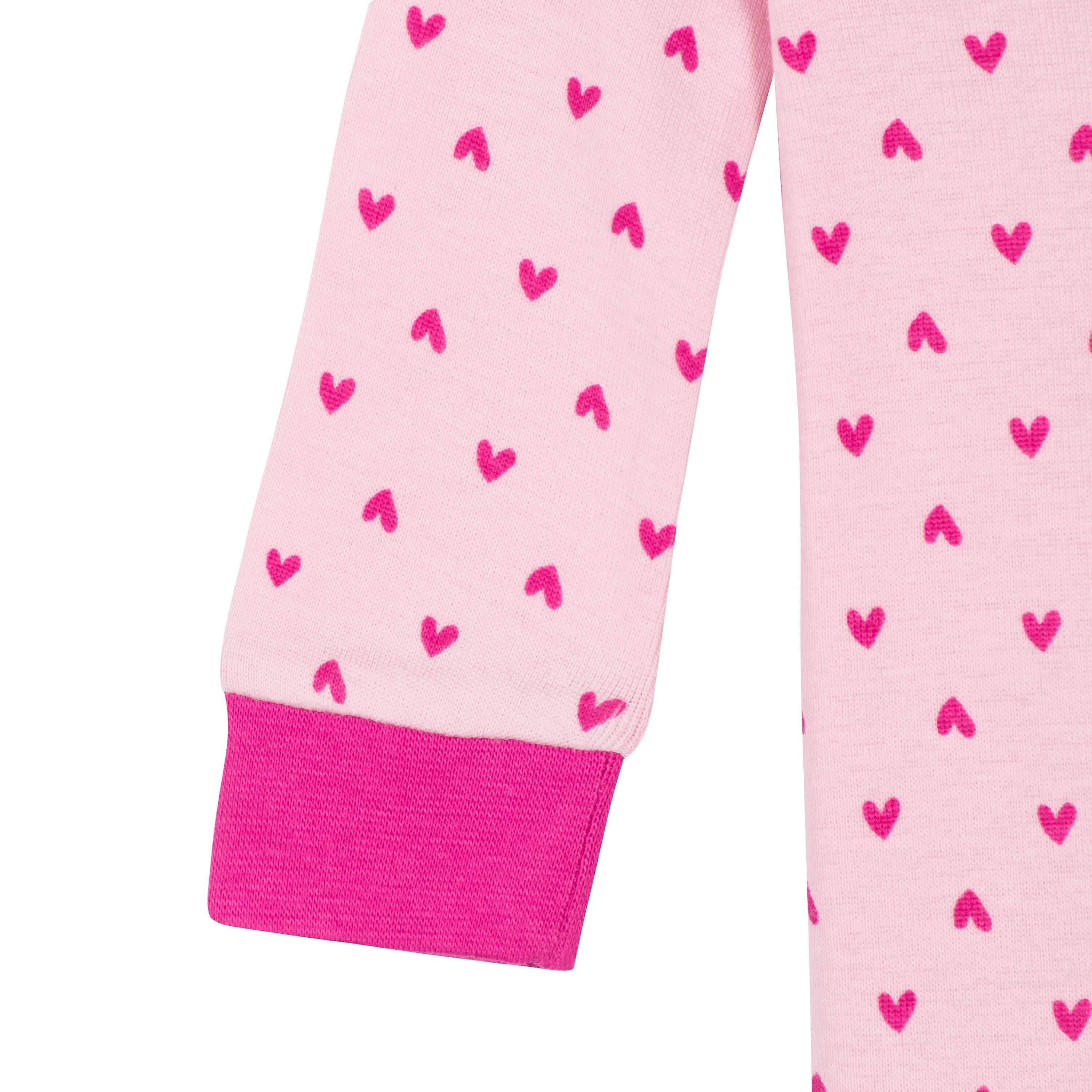 2-Pack Baby & Toddler Girls Rainbows Snug Fit Footed Cotton Pajamas-Gerber Childrenswear