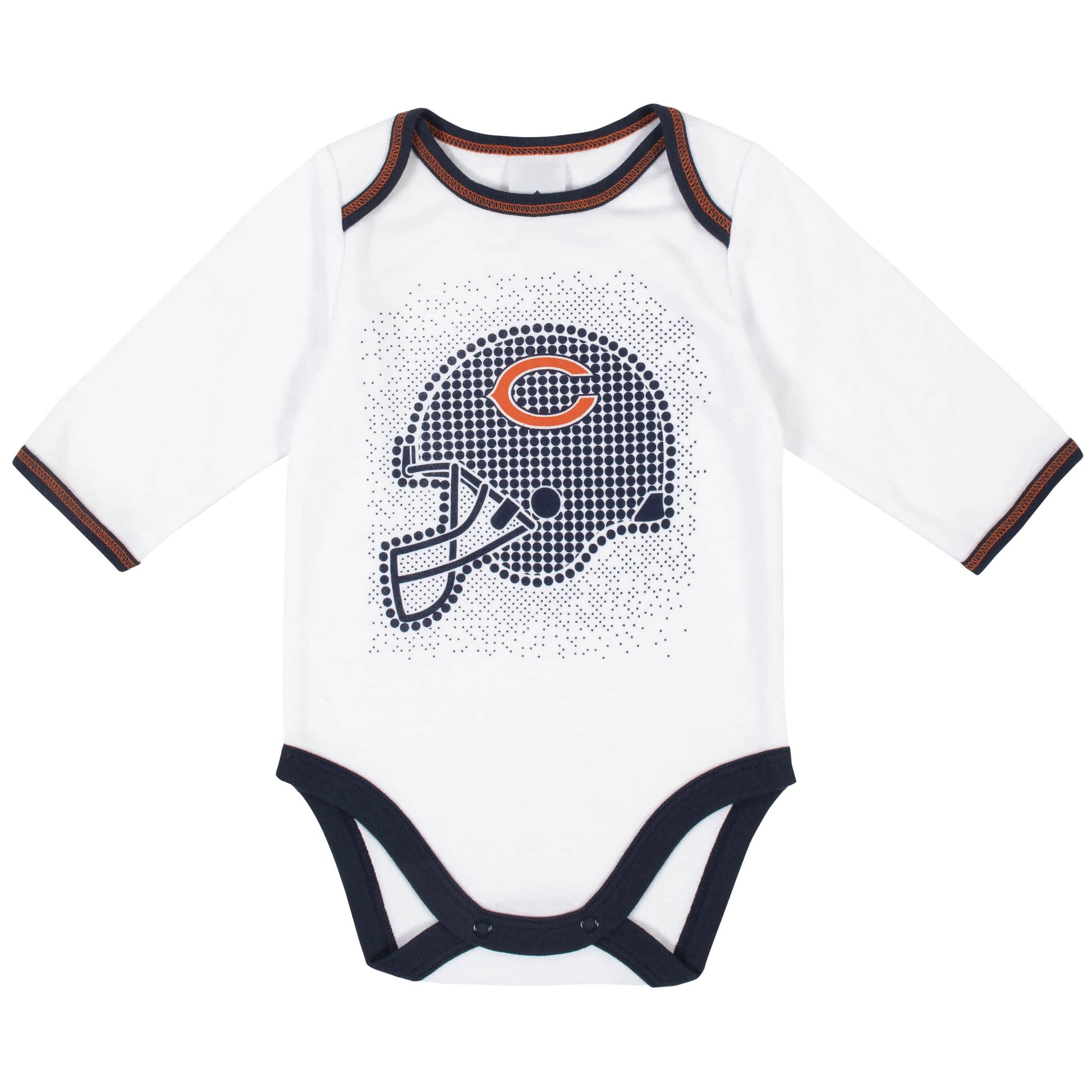 Chicago Bears 3-Piece Baby Boys Bodysuit, Pant, and Cap Set-Gerber Childrenswear