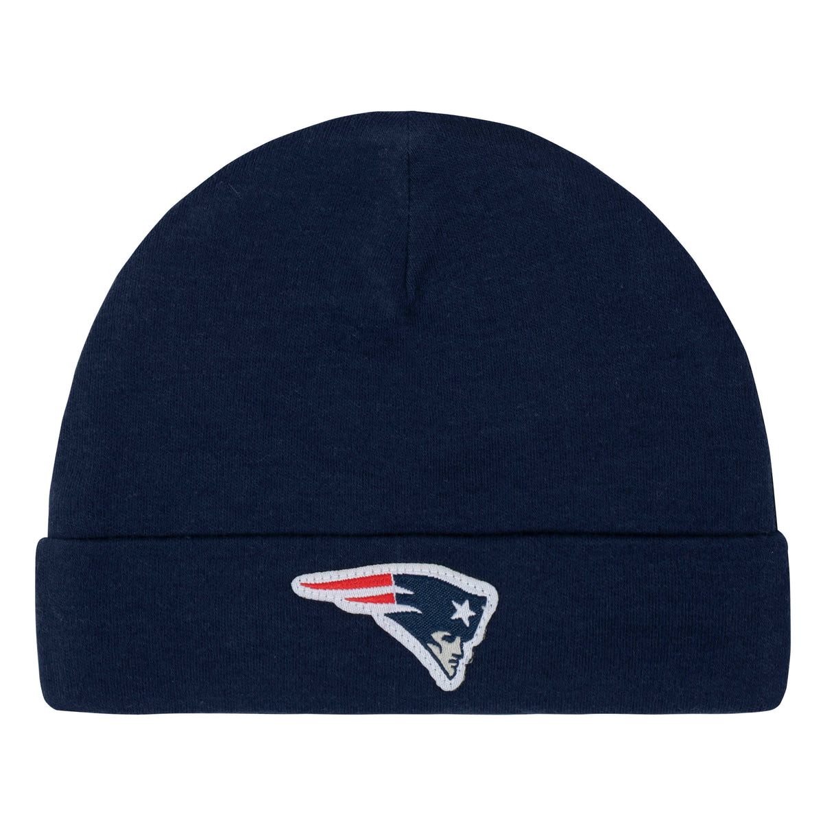 New England Patriots 3-Piece Baby Boys Bodysuit, Pant, and Cap Set-Gerber Childrenswear