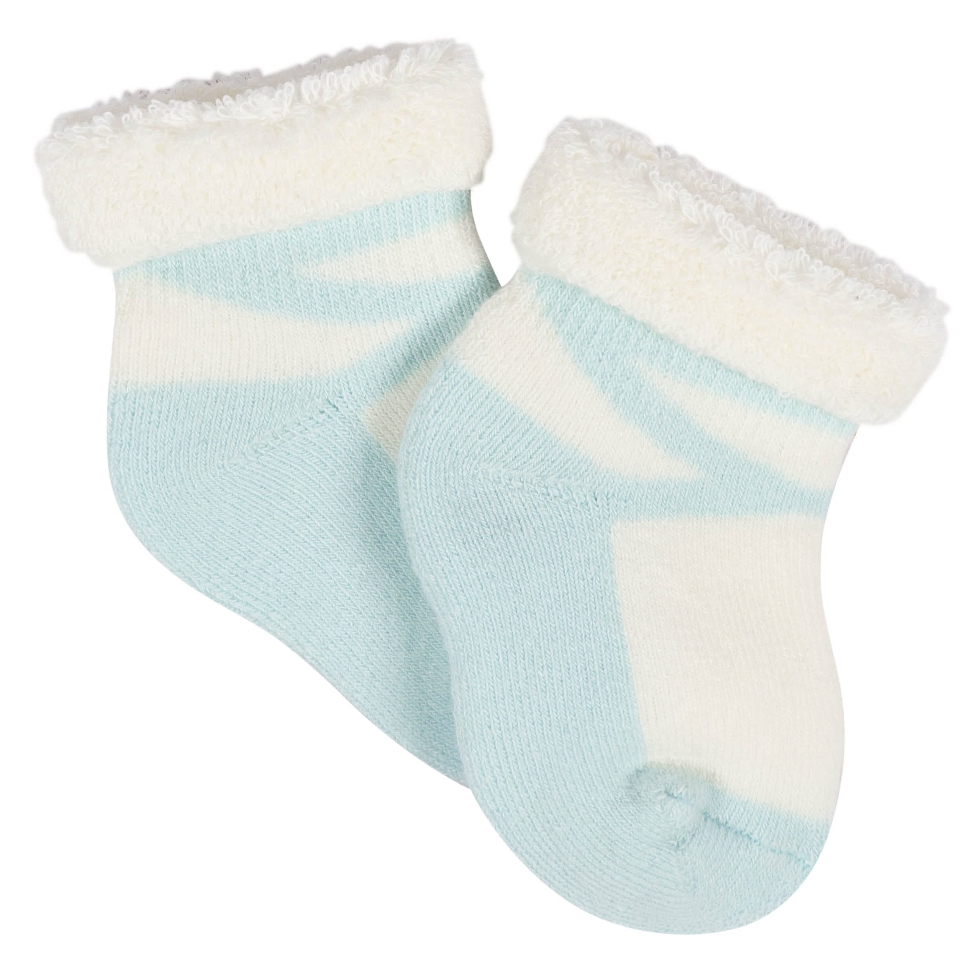 12-Pack Baby Girls Lavender Garden Terry Wiggle Proof® Socks
