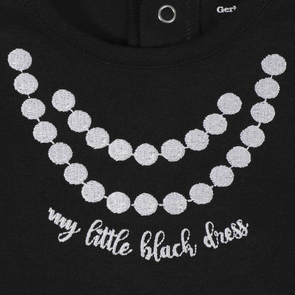 Black Dress Bodysuit with Tutu Skirt-Gerber Childrenswear