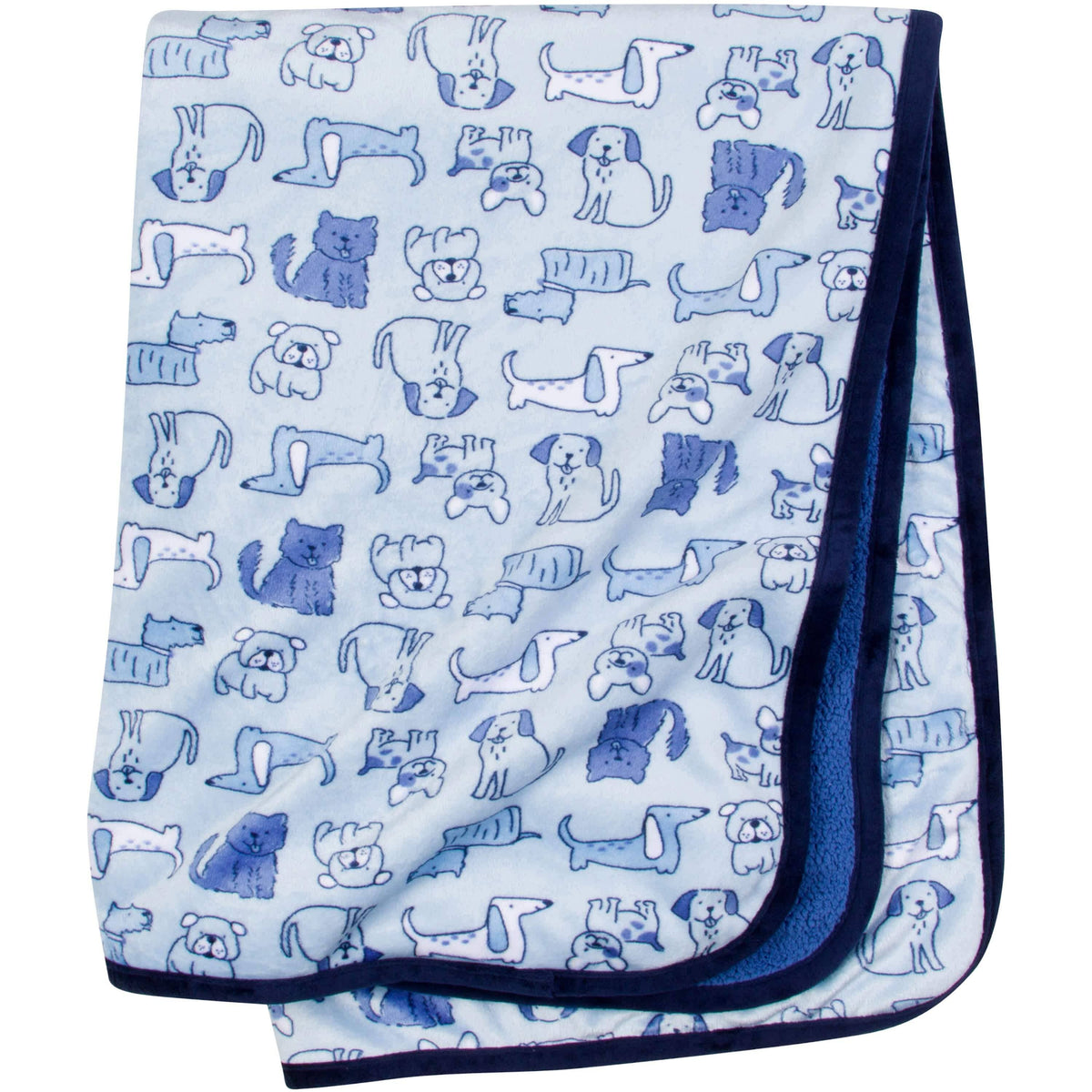 Boys Dogs Plush Blanket-Gerber Childrenswear