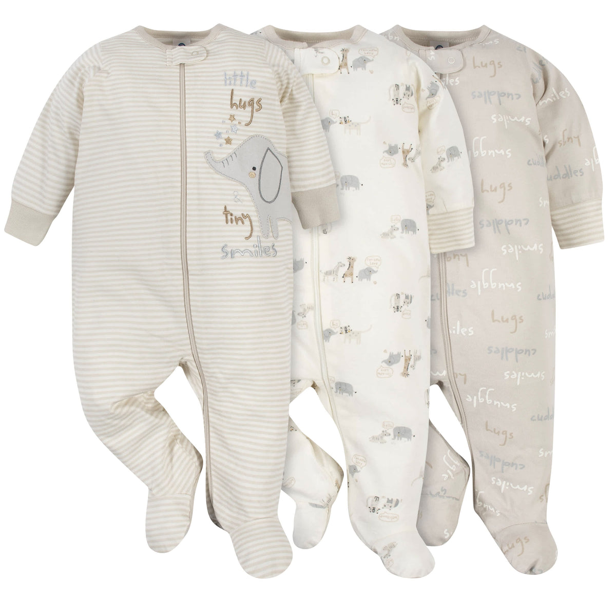 3-Pack Baby Neutral Safari Sleep 'N Plays-Gerber Childrenswear