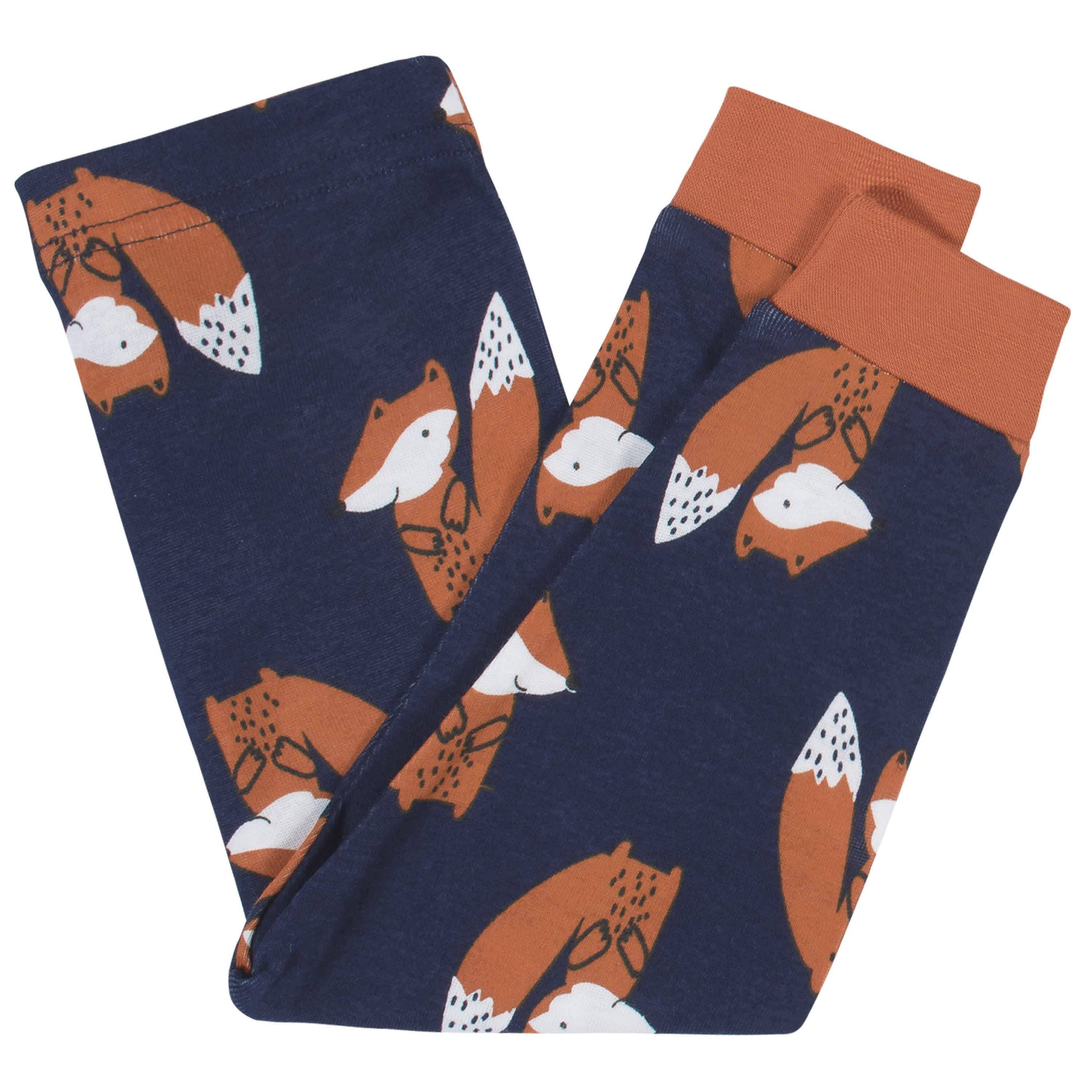 4-Piece Baby & Toddler Boys Fox Snug Fit Cotton Pajamas-Gerber Childrenswear