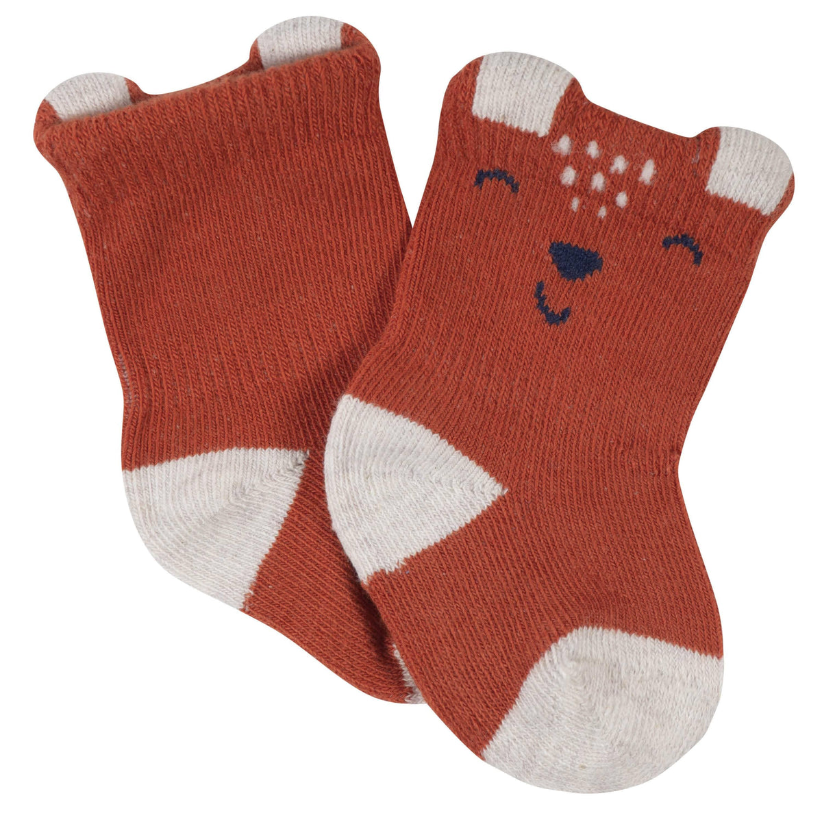 18-Piece Baby Boys Fox Onesies® Bodysuit, Mitten, Cap, & Sock Set-Gerber Childrenswear