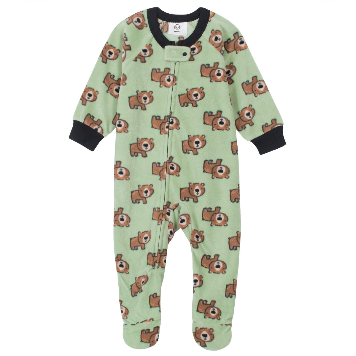 Gerber® 4-Pack Baby Boys Fleece Pajamas-Gerber Childrenswear