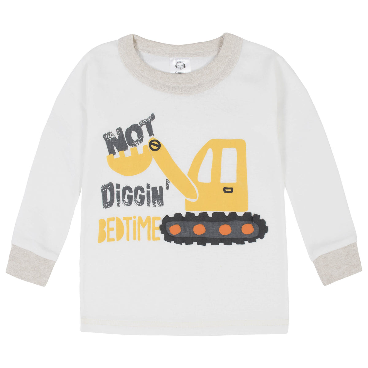 4-Piece Baby & Toddler Boys Construction Trucks Snug Fit Cotton Pajamas-Gerber Childrenswear