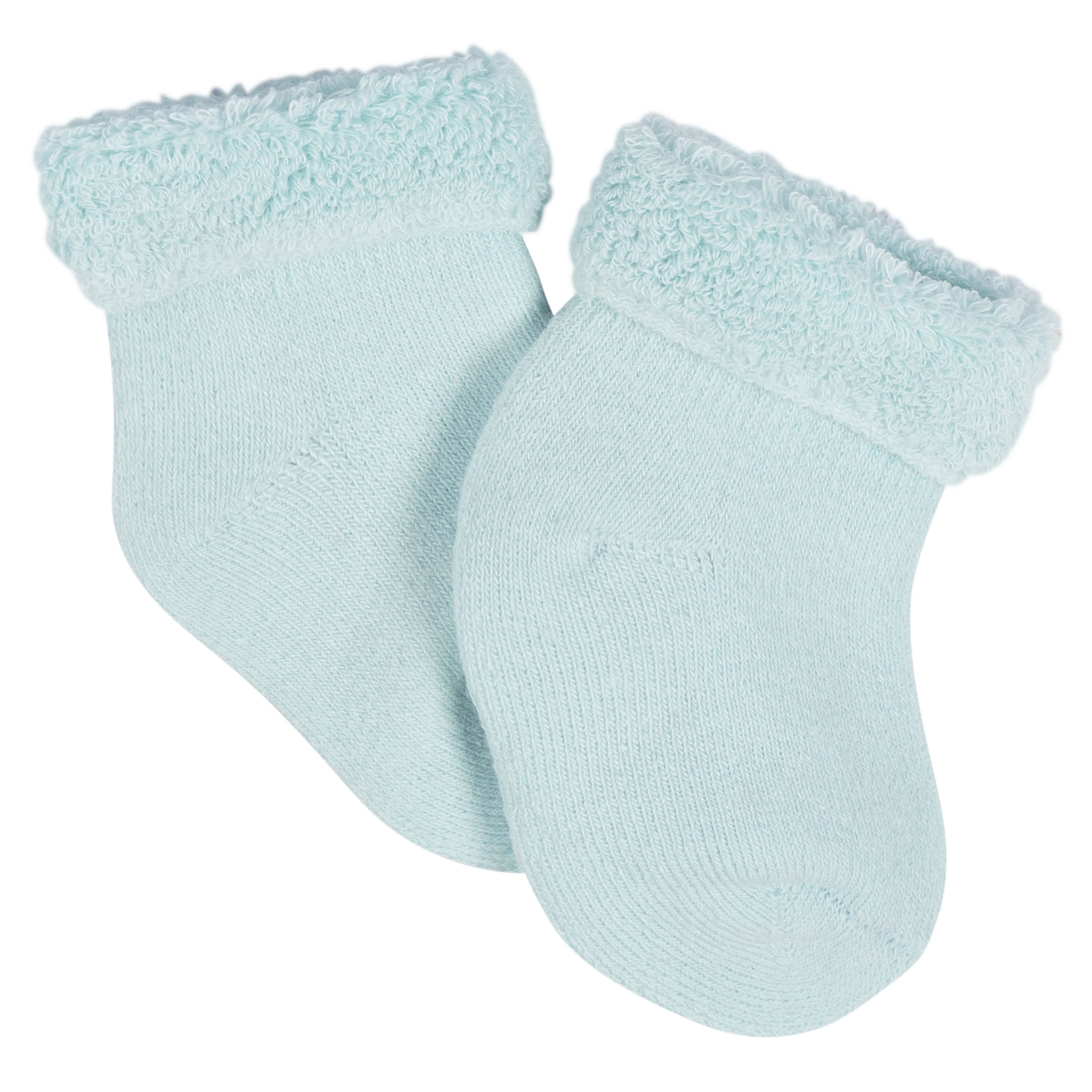 12-Pack Baby Girls Lavender Garden Terry Wiggle Proof® Socks