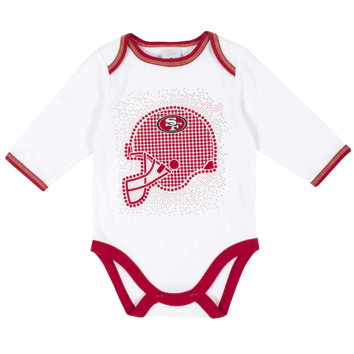 San Francisco 49ers 3-Piece Baby Boys Bodysuit, Pant, and Cap Set-Gerber Childrenswear