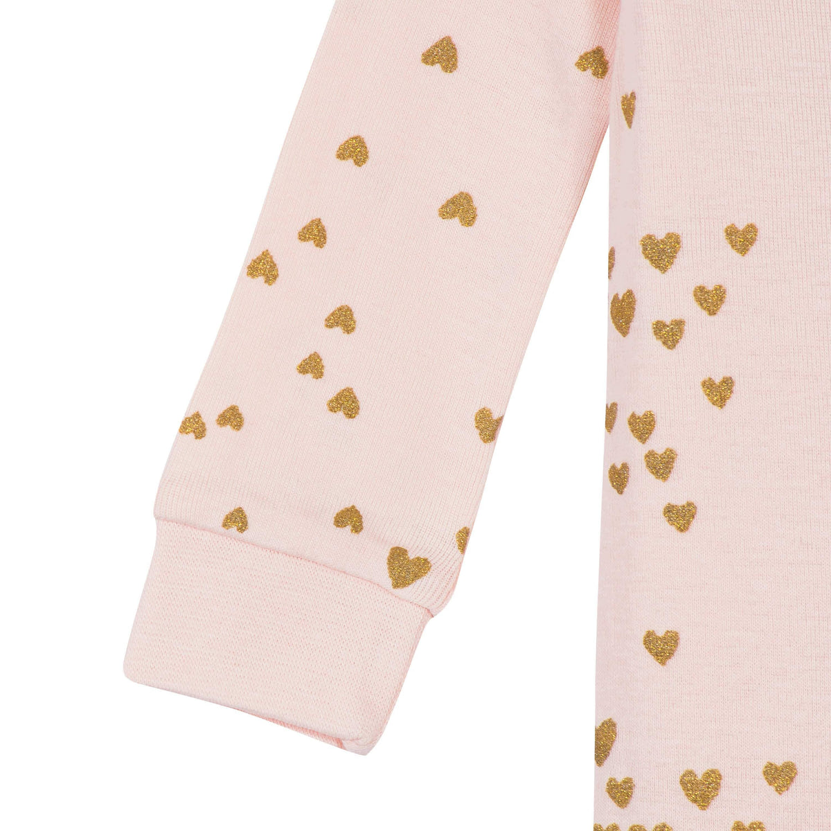 2-Pack Baby & Toddler Girls Love Snug Fit Footed Cotton Pajamas-Gerber Childrenswear