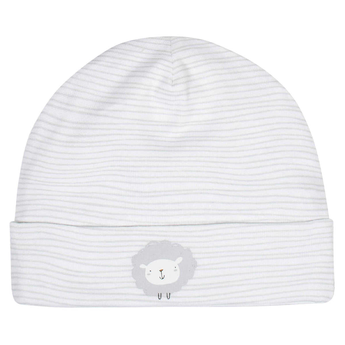 Gerber® 4-Pack Baby Neutral Sheep Caps-Gerber Childrenswear