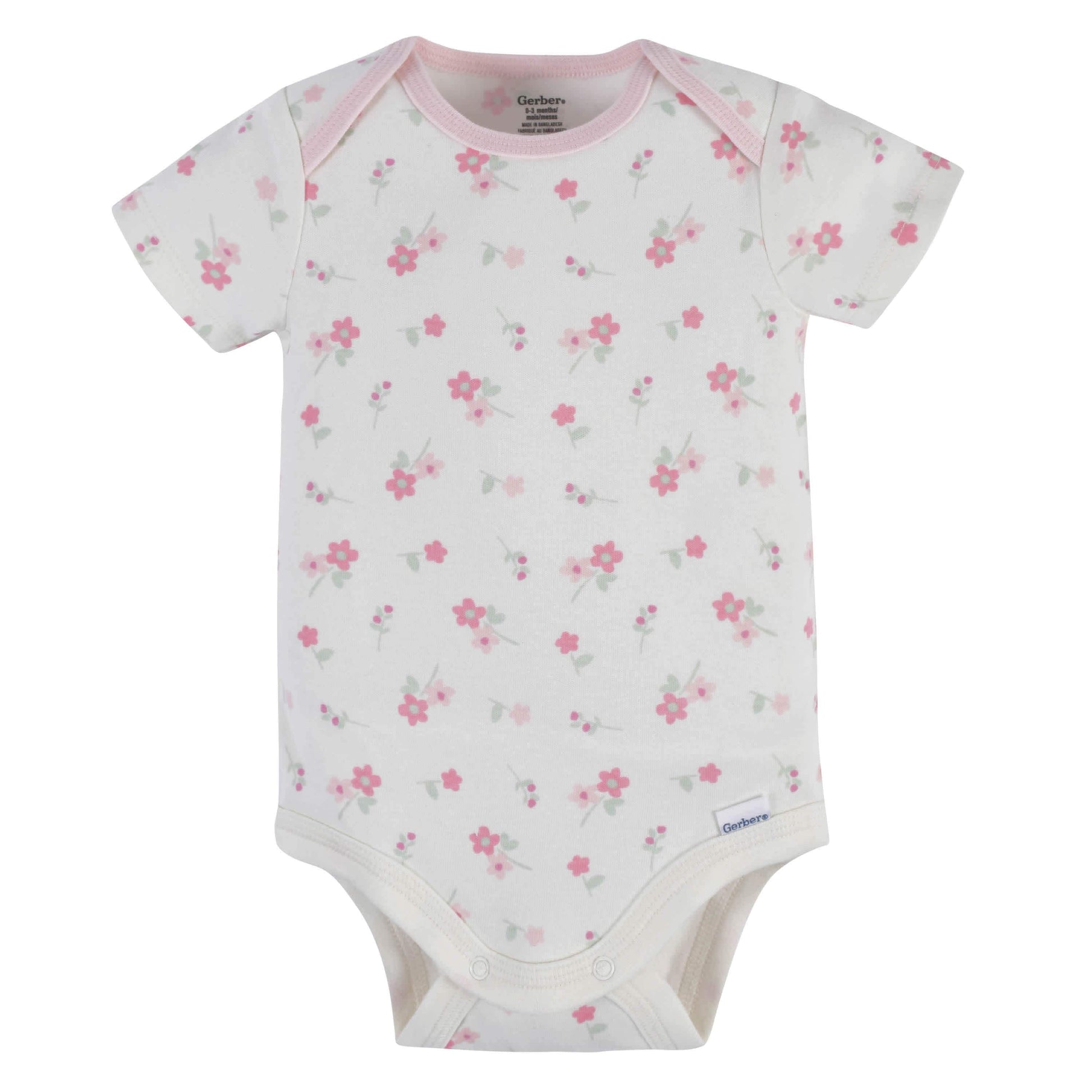 8-Piece Baby Girls Floral Playwear Gift Set-Gerber Childrenswear