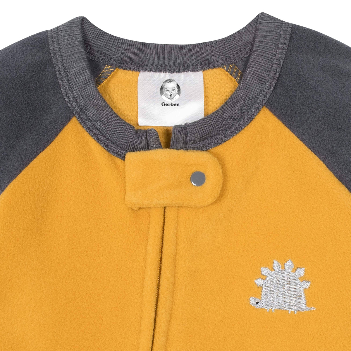 Gerber® 4-Pack Baby Boys Monkeys & Dinos Fleece Pajamas-Gerber Childrenswear