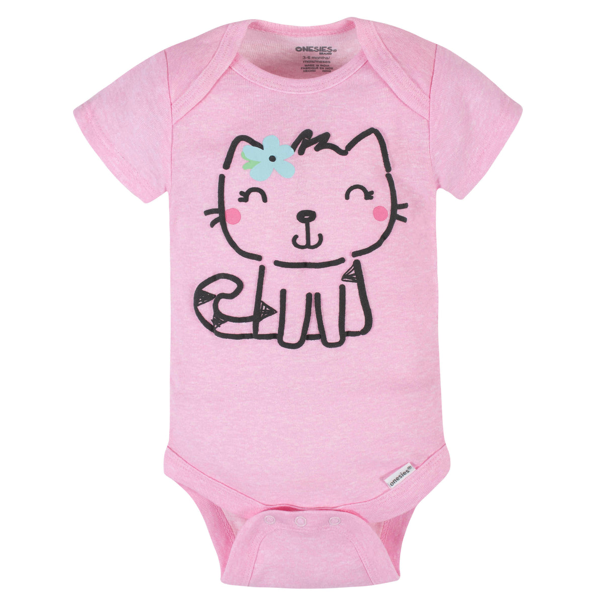 6-Piece Baby Girls Cuddly & Cat Onesies® Brand Bodysuit & Sleep N' Play Set-Gerber Childrenswear