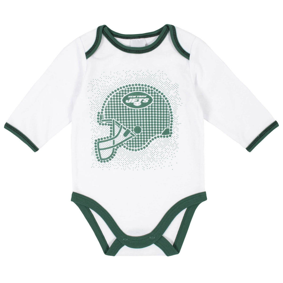 New York Jets 3-Piece Baby Boys Bodysuit, Pant, and Cap Set-Gerber Childrenswear