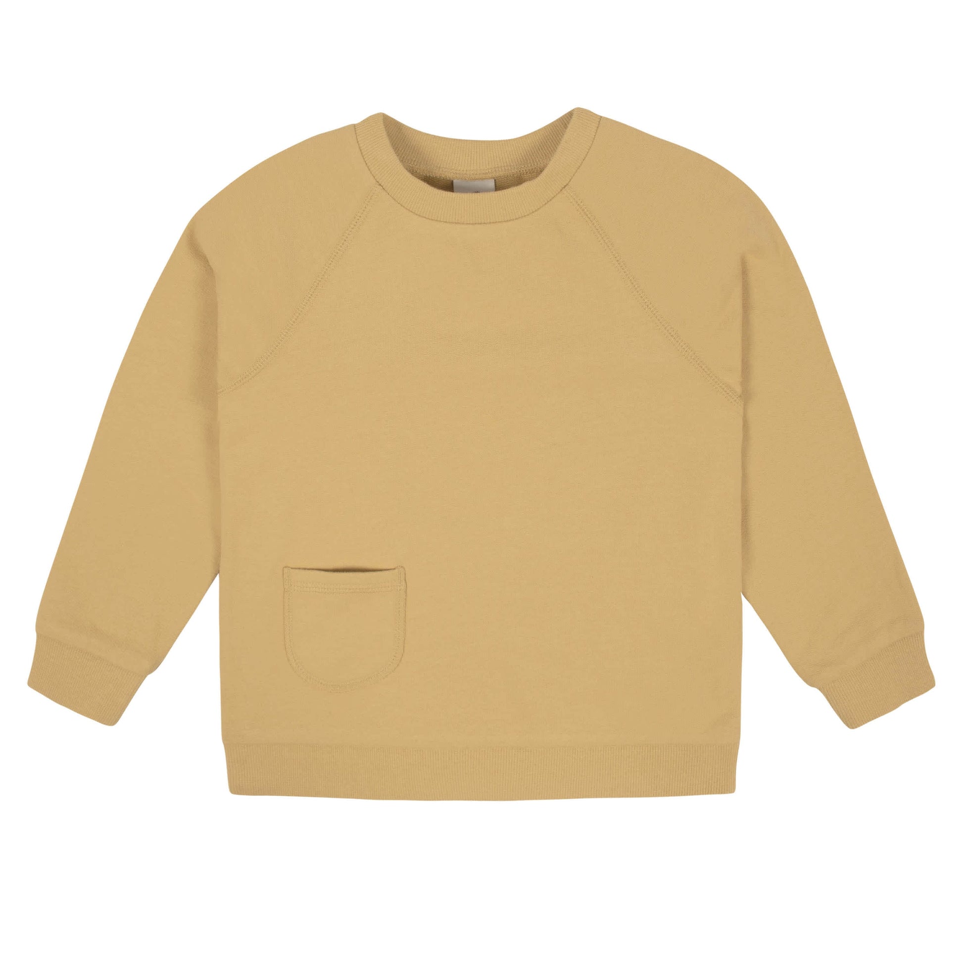 2-Piece Infant & Toddler Boys Mustard French Terry Pullover & Jogger Set