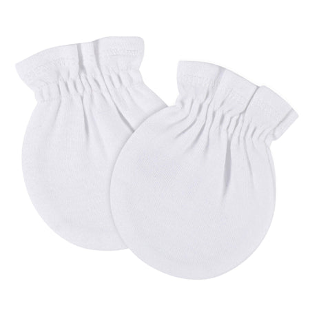 8-Pack Baby Neutral White No Scratch Mittens