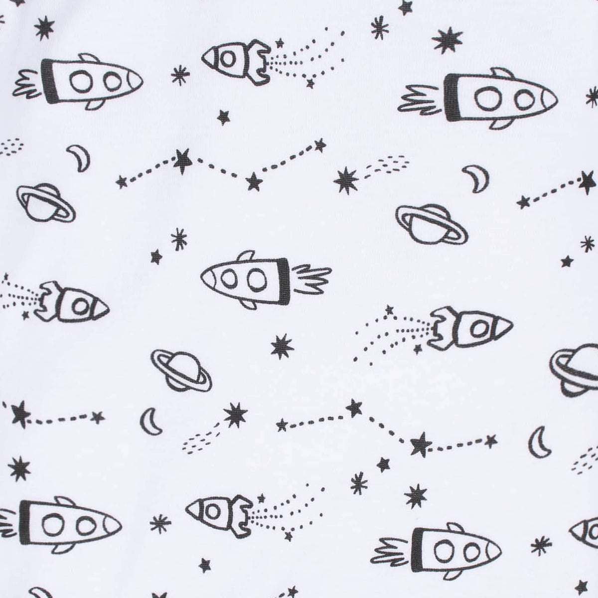 4-Pack Baby Boys Space Gowns