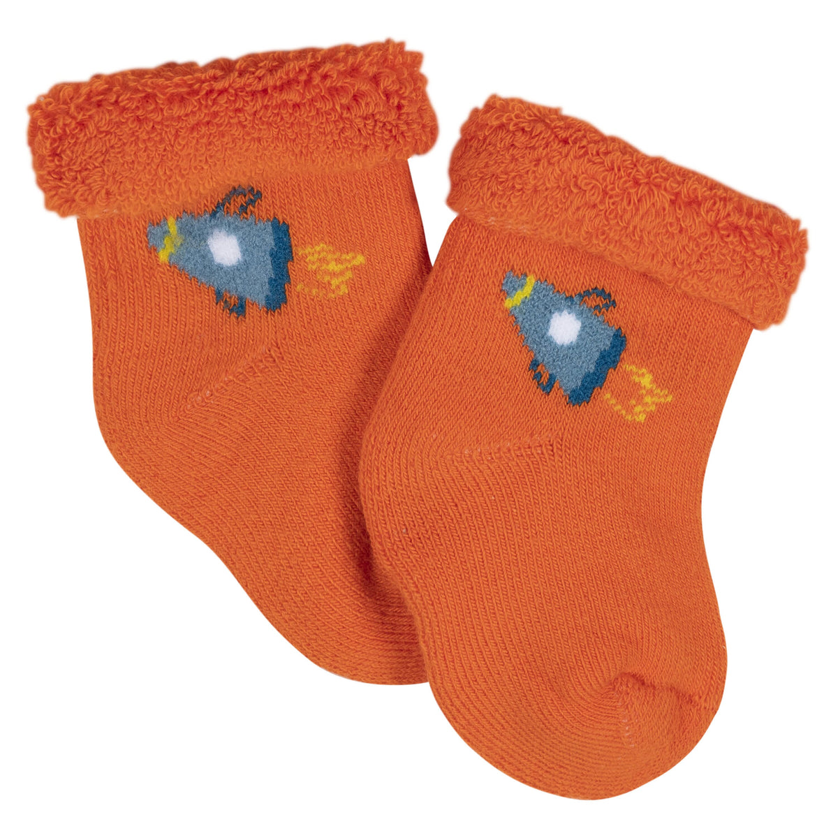 12-Pack Baby Boys Space Terry Wiggle Proof® Socks