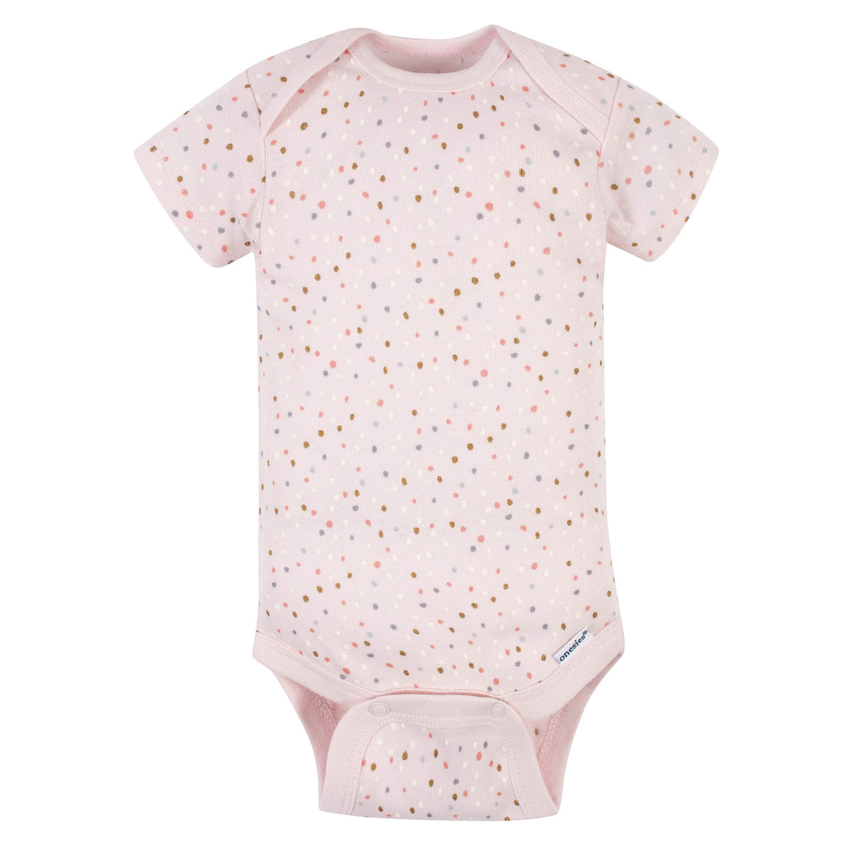 5-Pack Baby Girls Ballerina Short Sleeve Onesies® Bodysuits-Gerber Childrenswear