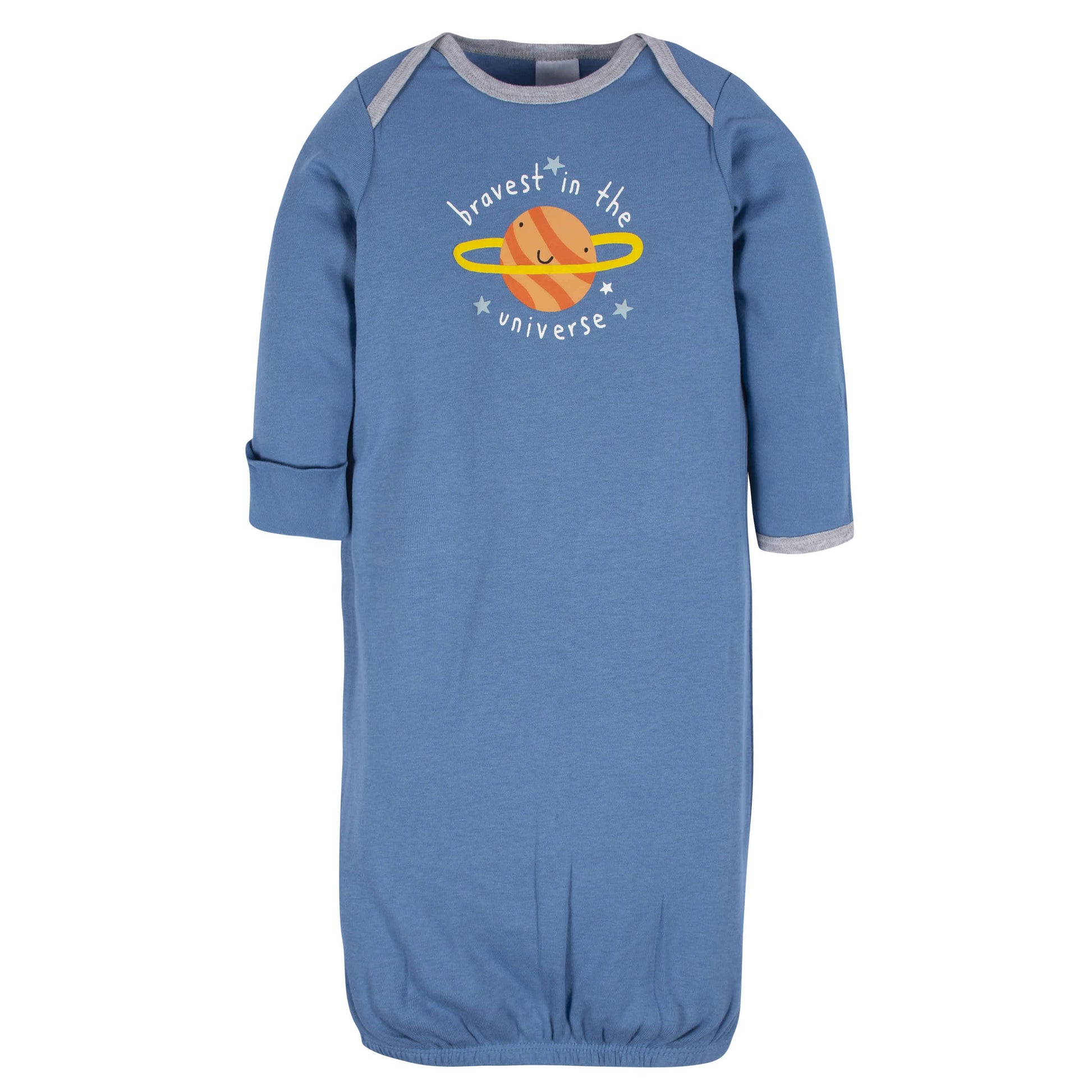4-Pack Baby Boys Space Gowns
