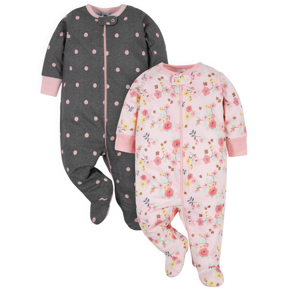 25-Piece Baby Girls Love You Onesies® Bodysuit, Sleep 'N Play, Take-Me-Home Set, Bib, Burp Cloth, Socks, Caps and Mittens Set