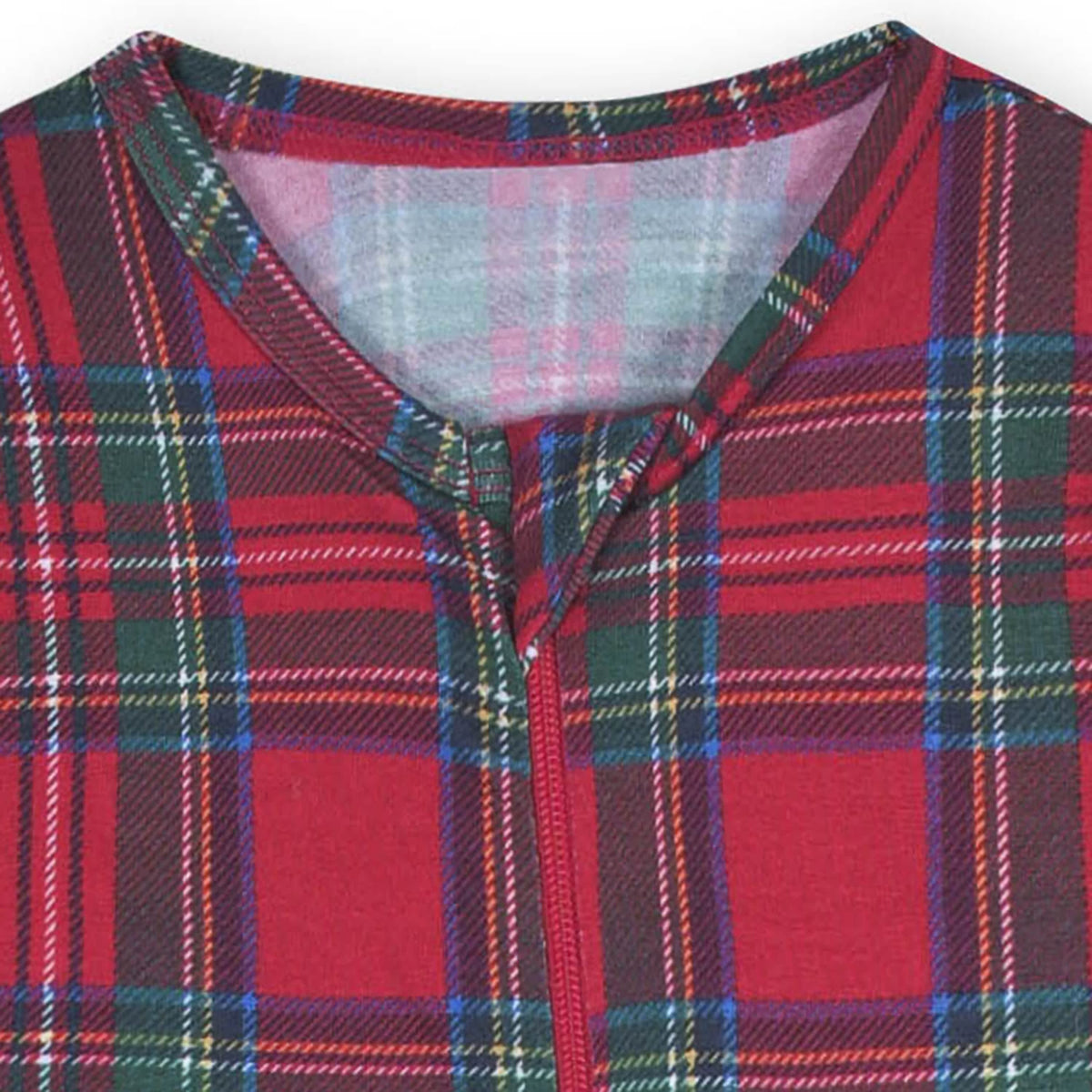 Baby Stewart Plaid Buttery-Soft Viscose Made from Eucalyptus Snug Fit Footed Pajamas