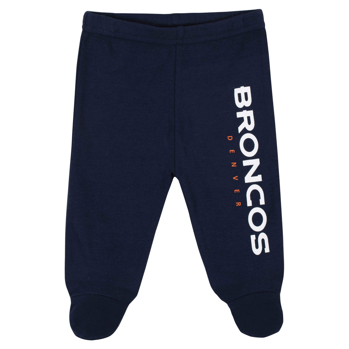 Denver Broncos 3-Piece Baby Boys Bodysuit, Pant, and Cap Set-Gerber Childrenswear