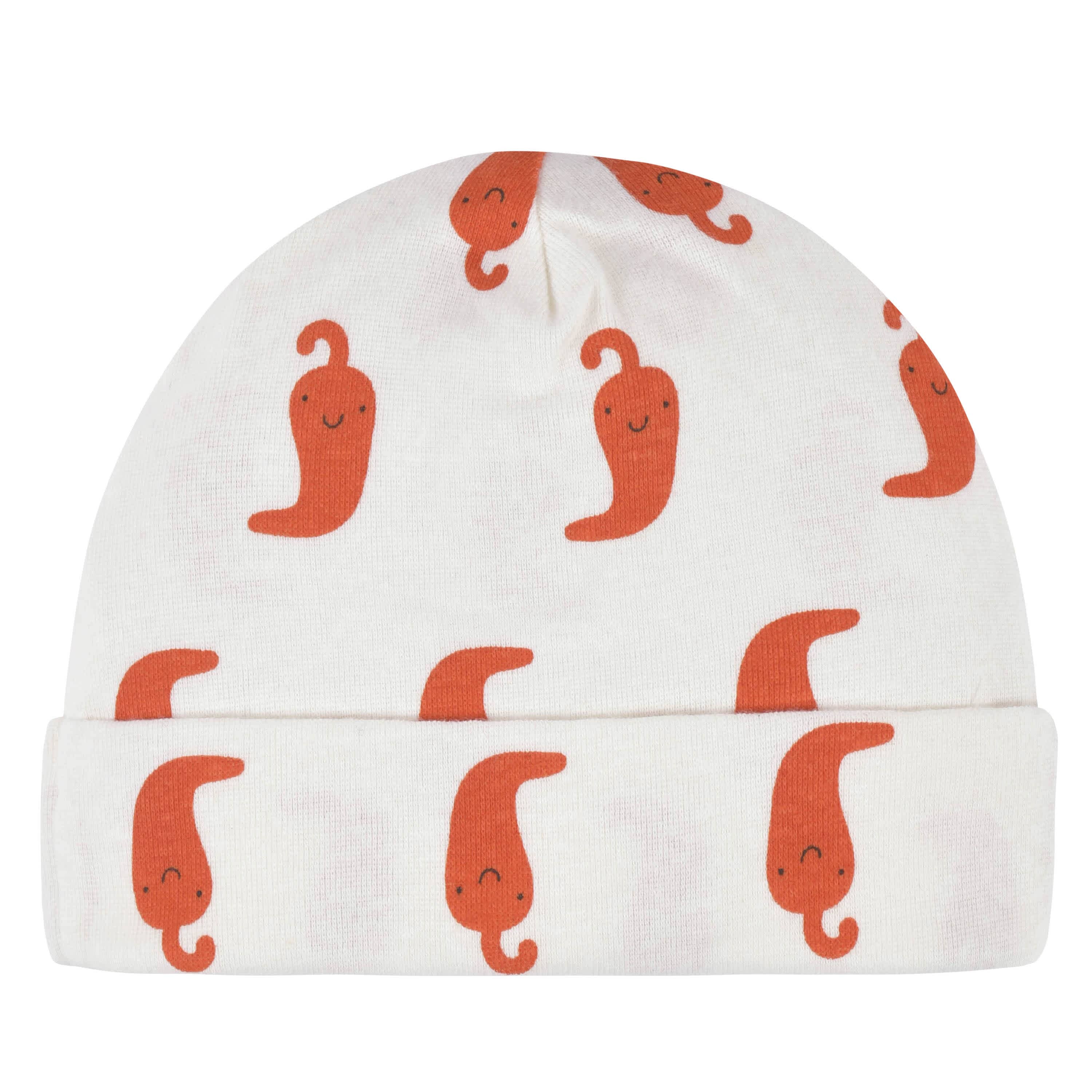 4-Piece Baby Neutral Comfy Stretch Taco Caps & No Scratch Mittens Set-Gerber Childrenswear