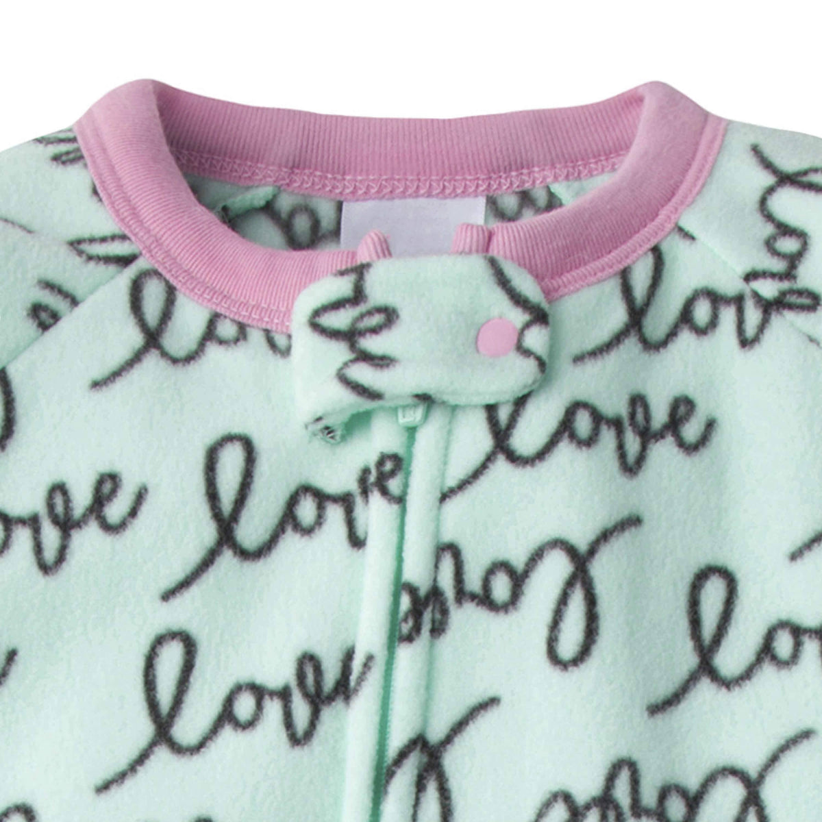2-Pack Baby & Toddler Girls Love Fleece Pajamas-Gerber Childrenswear
