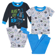4-Piece Baby & Toddler Boys Space Snug Fit Cotton Pajamas-Gerber Childrenswear