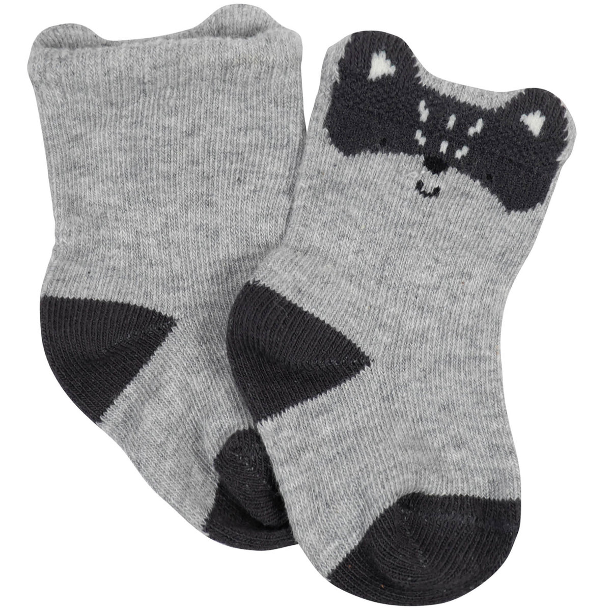10-Pack Baby Boys Camping & White Wiggle Proof® Socks