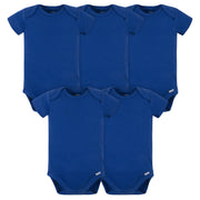 5-Pack Baby Royal Blue Premium Onesies® Bodysuits-Gerber Childrenswear