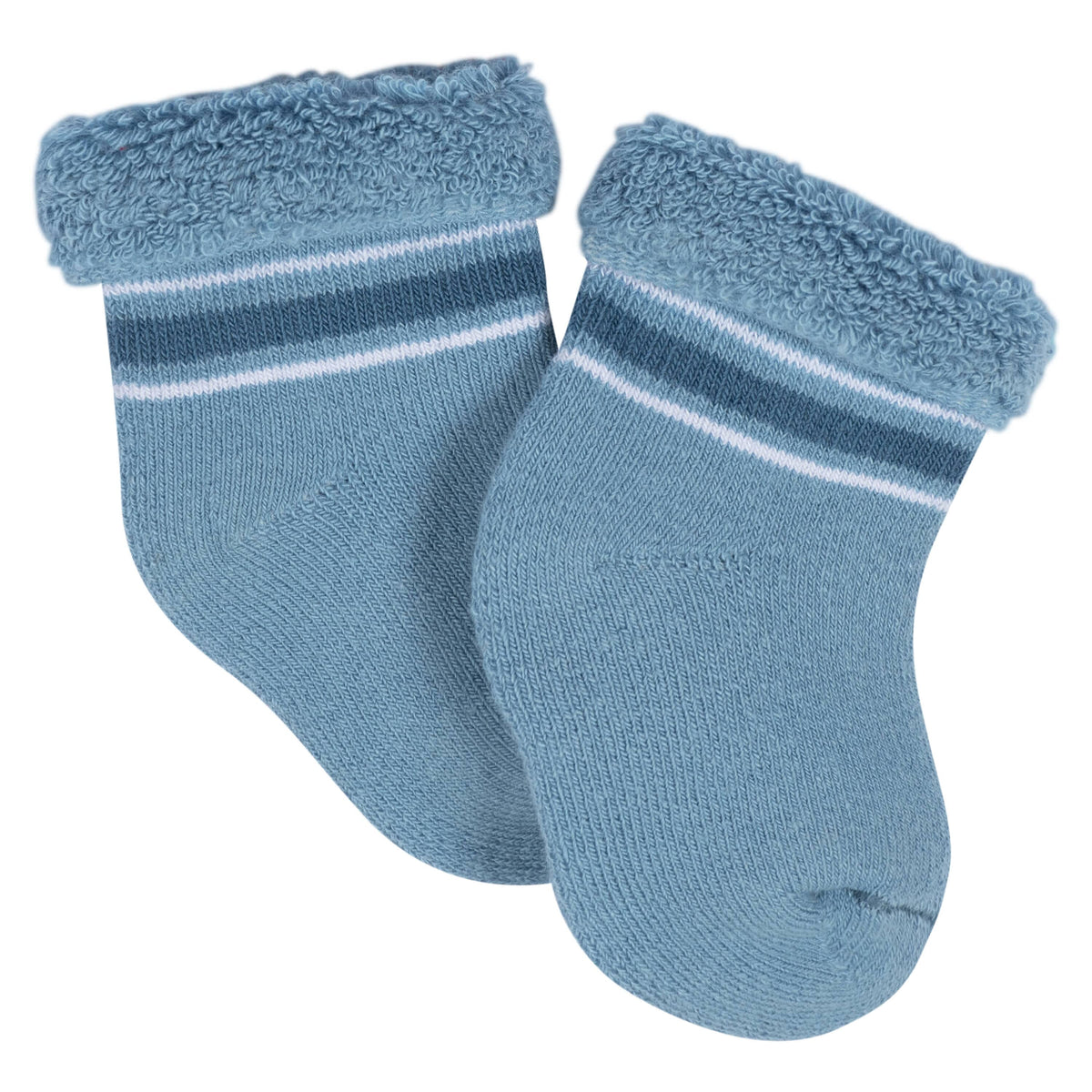 12-Pack Baby Boys Space Terry Wiggle Proof® Socks