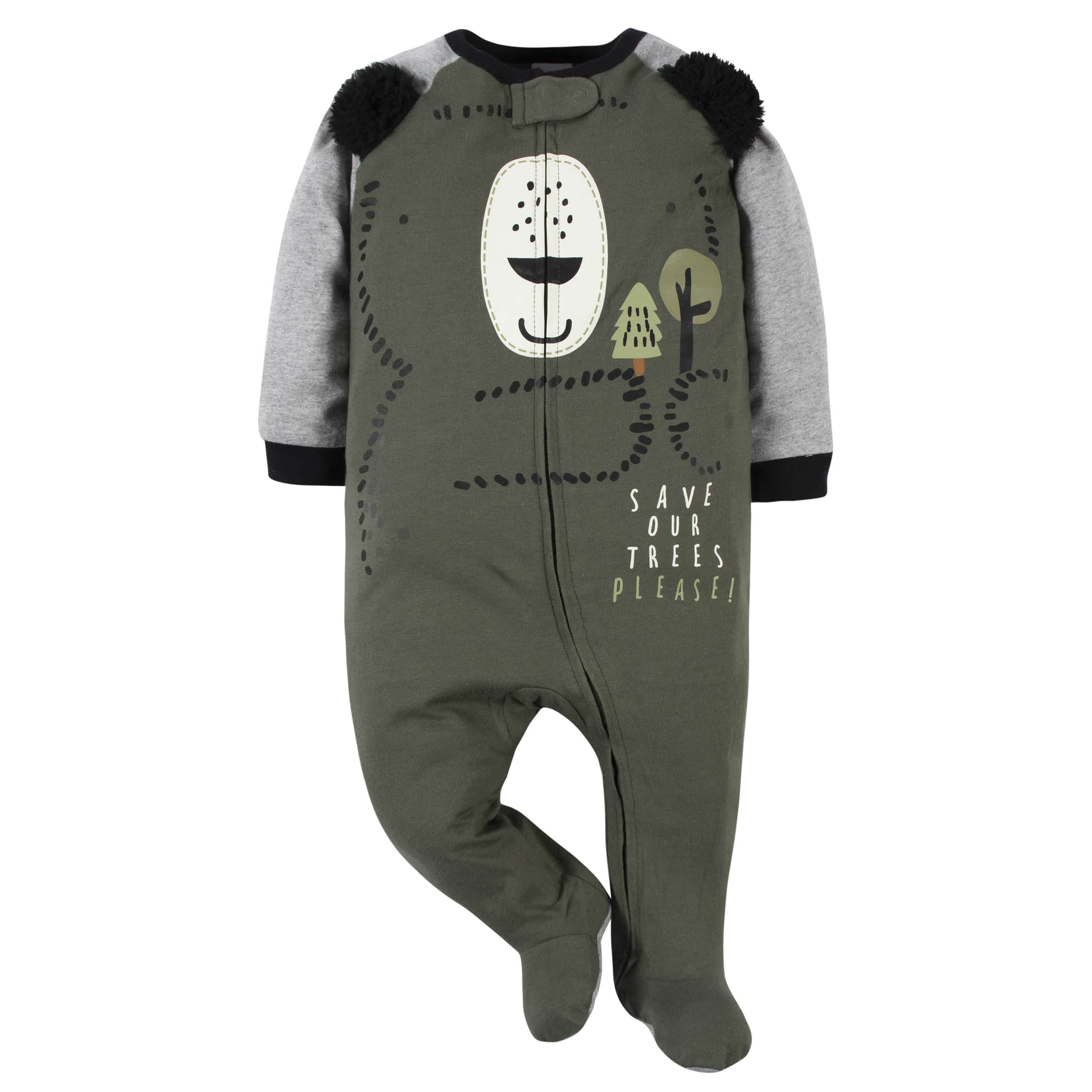 6-Piece Baby Boys Bear Onesies® Bodysuit and Sleep 'N Play Set-Gerber Childrenswear