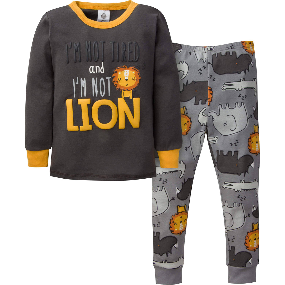 4-Piece Infant & Toddler Boys Lion Snug Fit Cotton Pajamas-Gerber Childrenswear