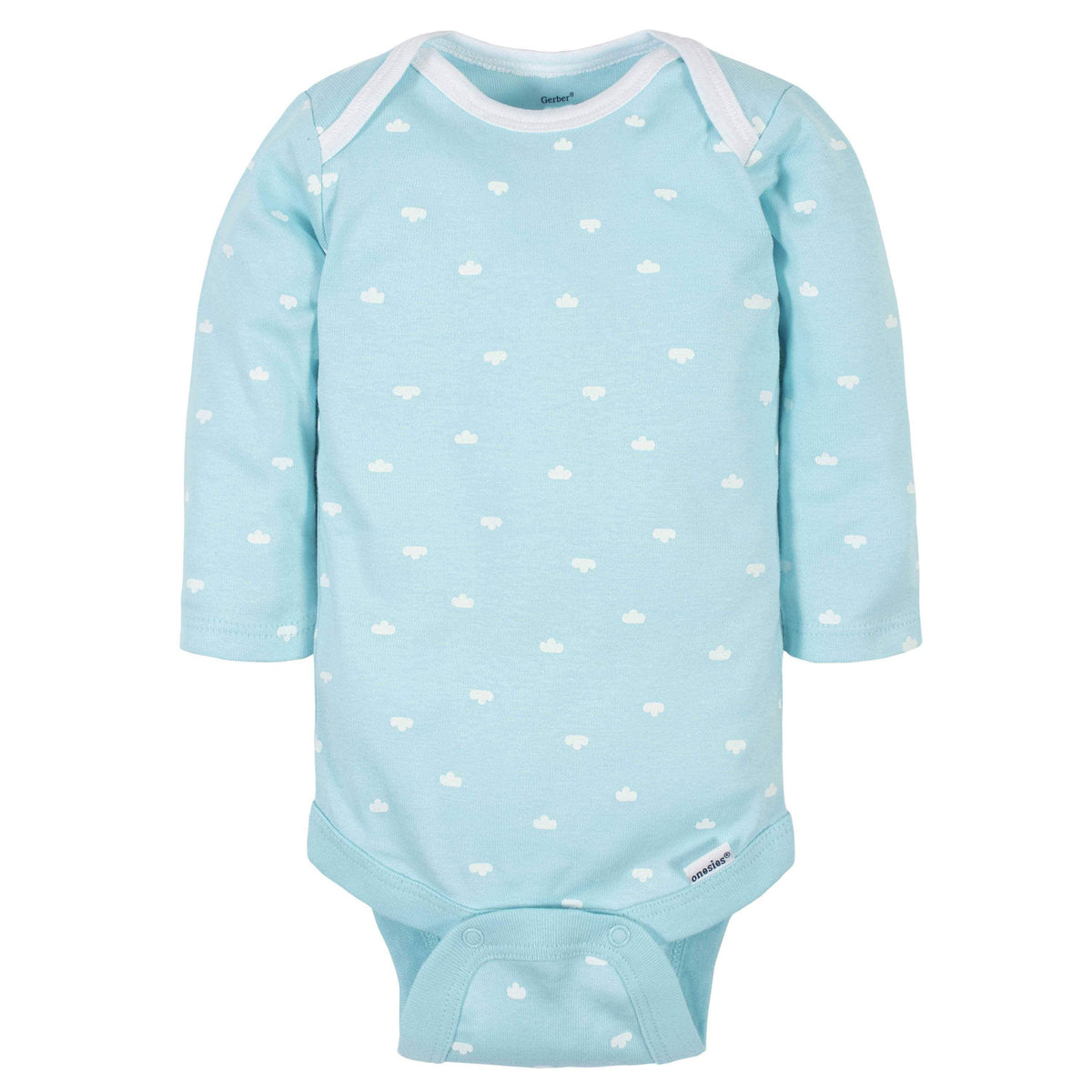 6-Pack Baby Neutral Words Long Sleeve Onesies® Bodysuits-Gerber Childrenswear
