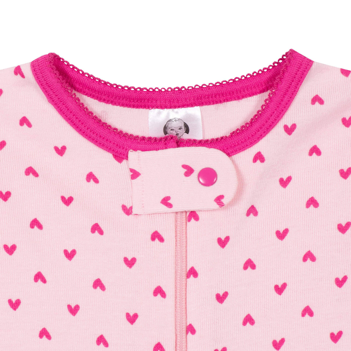 2-Pack Baby & Toddler Girls Rainbows Snug Fit Footed Cotton Pajamas-Gerber Childrenswear