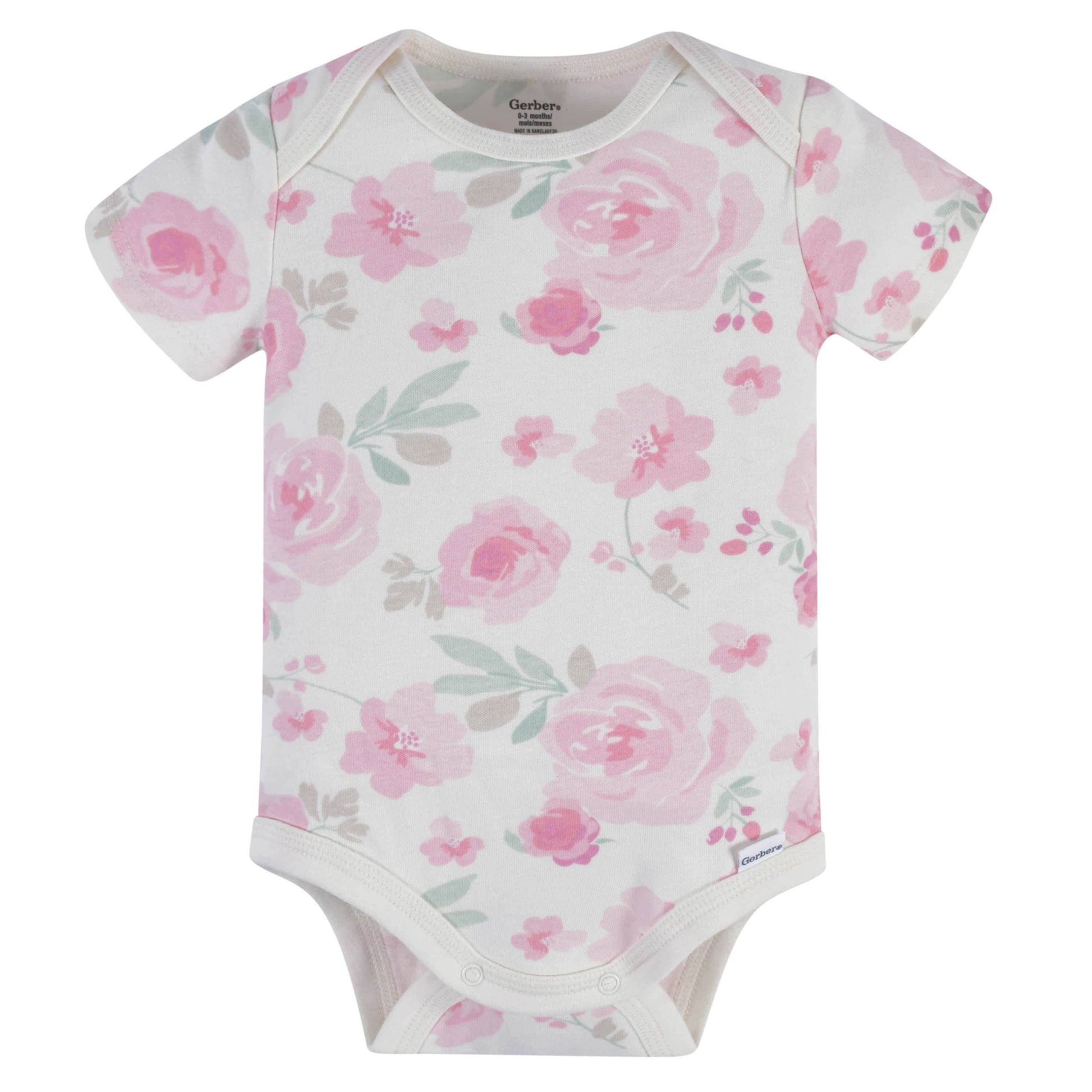 8-Piece Baby Girls Floral Playwear Gift Set-Gerber Childrenswear